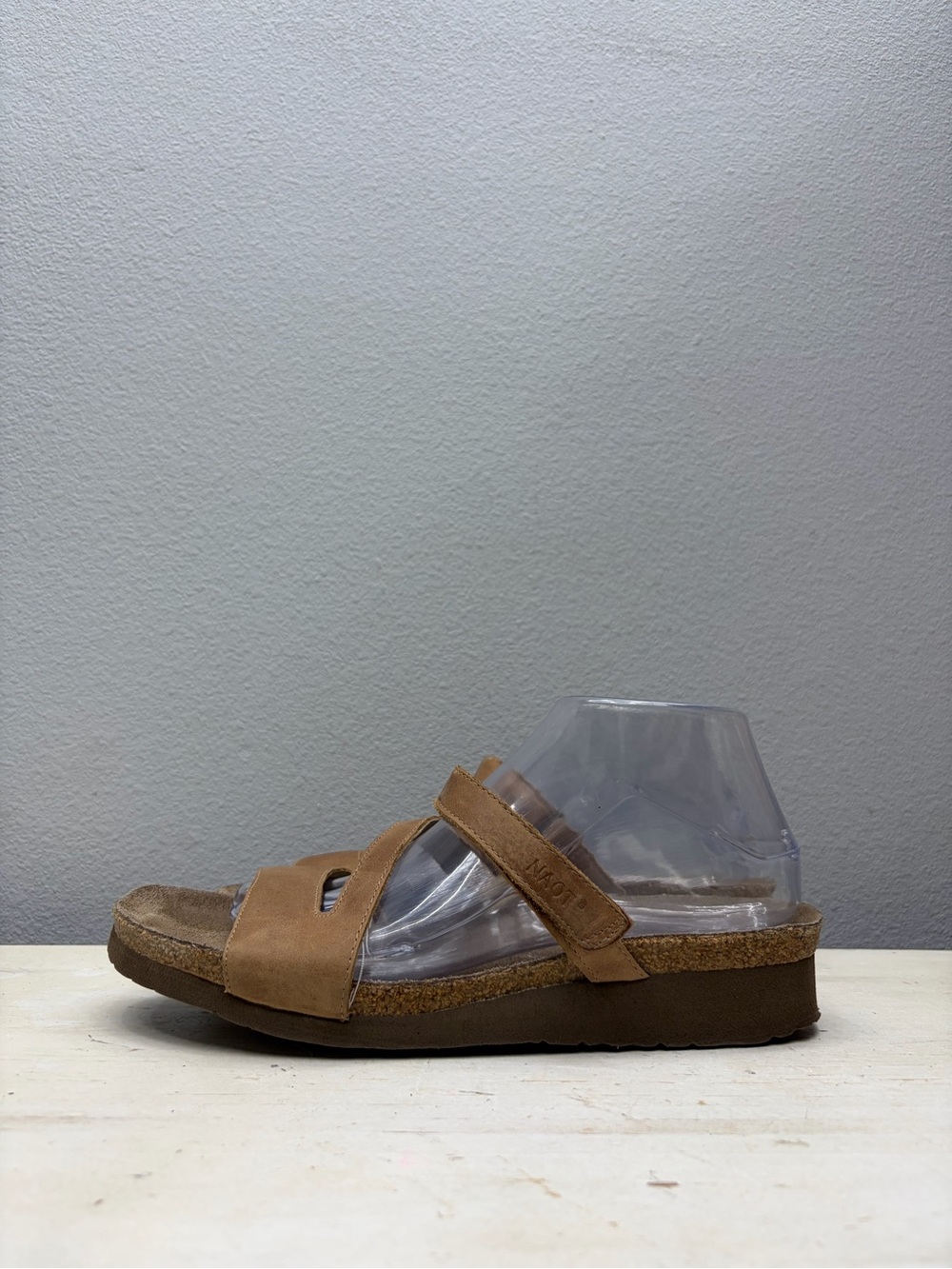 Naot Brown Leather Gabriela Sandals Size 42